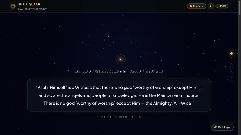 Shahida Allāh Divine Testimony Snapshot
